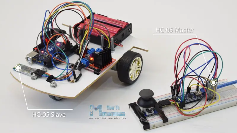 Arduino Robot Car HC-05 Bluetooth Control