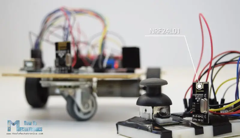 Arduino Robot Car NRF24L01 Transceiver Module Tutorial