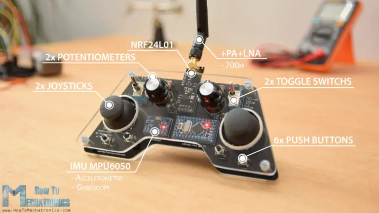 DIY Arduino RC Transmitter How To Mechatronics