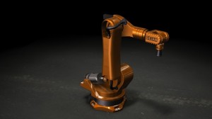 Industrial Robot 3D Model