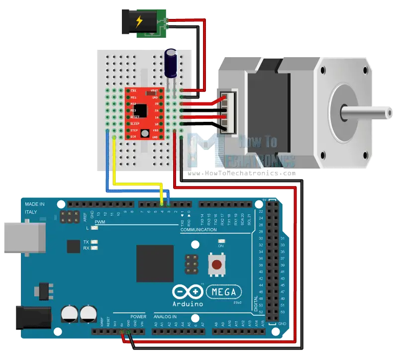 Controlling-Stepper-Motor-Circuit-Schematics