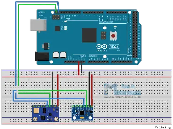 I2C-and-Arduino-Circuit-Schematics
