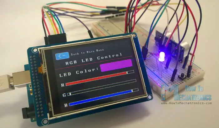 Arduino Tft Lcd Touch Screen Tutorial 3680