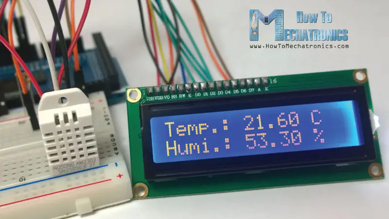 Dht11 And Dht22 Sensor Temperature And Humidity Tutorial 