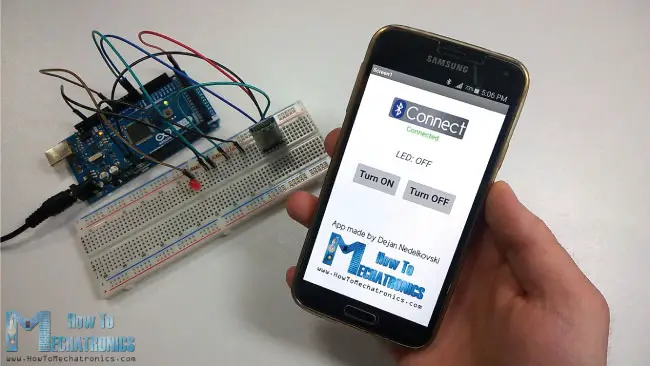 Arduino and Android Bluetooth App