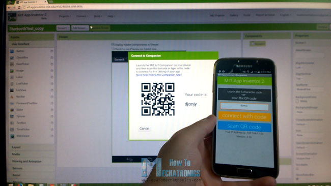 Mit App Inventor and Smartphone Connection