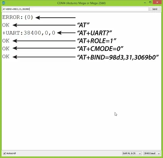 Master Yapılandırma HC-05 Bluetooth Modülü Arduino