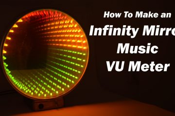 Infinity Mirror Music VU Meter Electronics Project using LM3915 IC