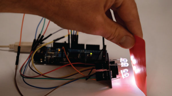 Sensing color with Arduino Tutorial Example