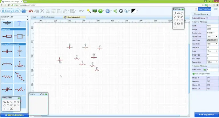 EasyEDA - Free Electronics Circuit & PCB Design + Simulation Software