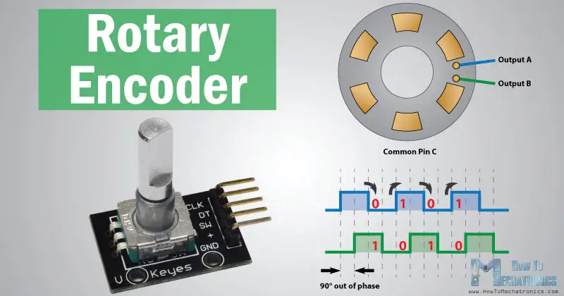 How Rotary Encoder Works and How To Use It with Arduino - How To  Mechatronics