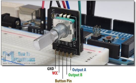 Ví dụ hướng dẫn Arduino mã hóa quay