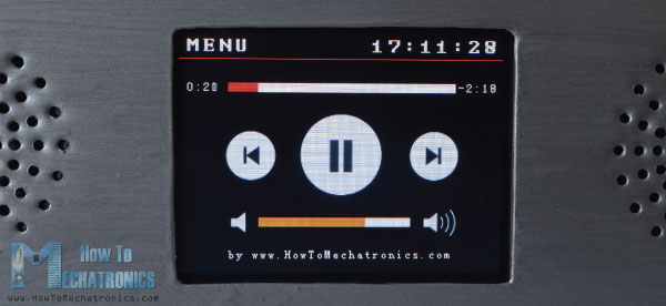 Arduino Touch Screen Music Player Screen