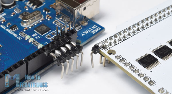 Custom Pin Heards for Arduino and TFT Screen