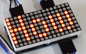 8x8 LED Matrix MAX7219 Tutorial With Scrolling Text & Android Control ...