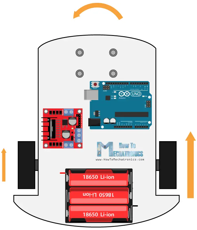 Arduino Robot Car Left and Right Control