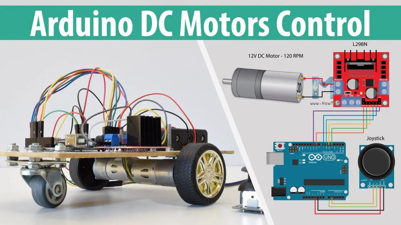 How to setup a dc motor on arduino mega