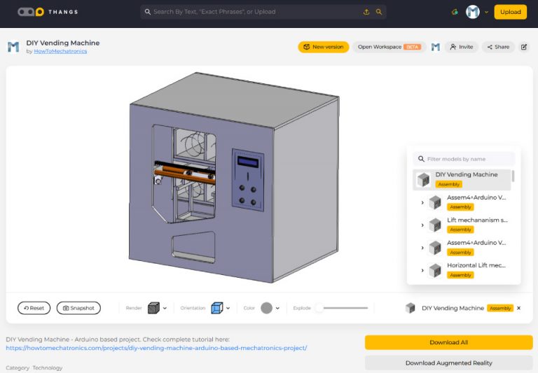 DIY Vending Machine - Arduino based Mechatronics Project