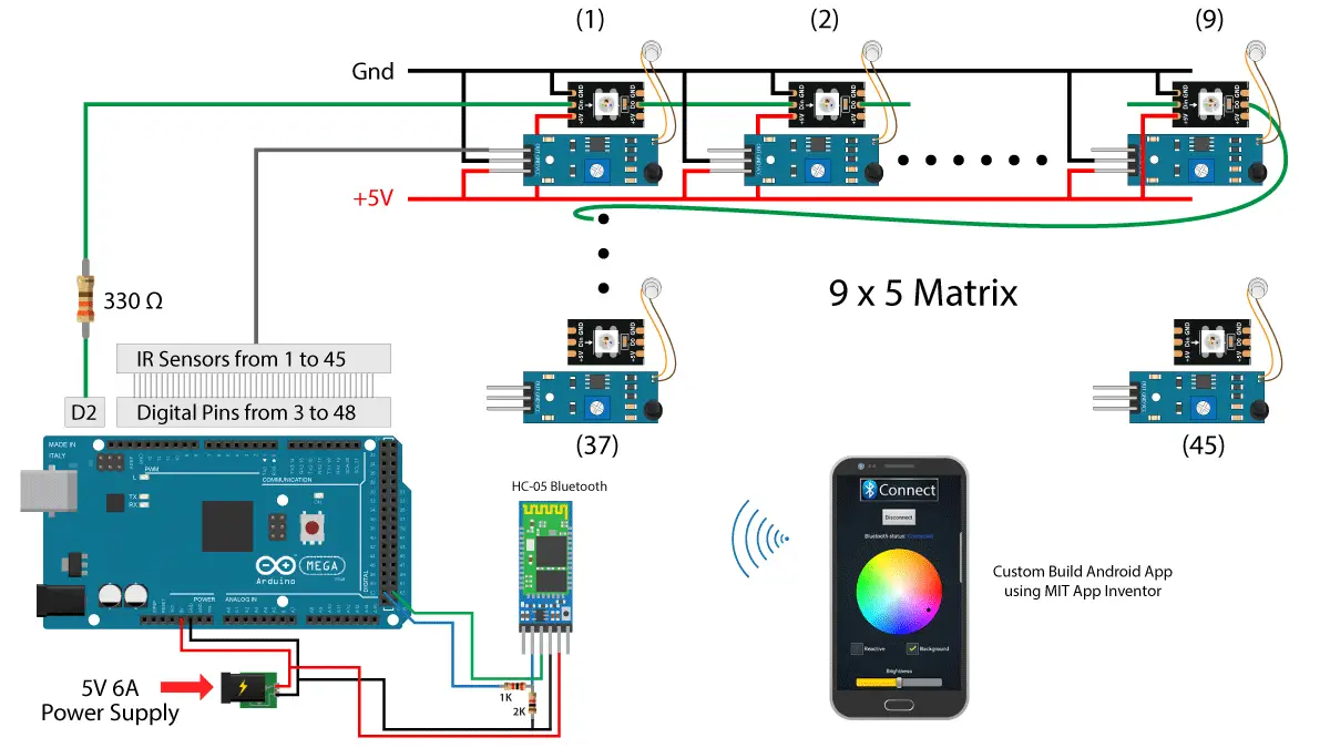 uddybe Eastern hjemmelevering How To Control WS2812B Individually Addressable LEDs using Arduino