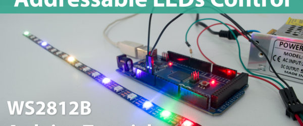 How To Control WS2812B Individually Addressable LEDs using Arduino