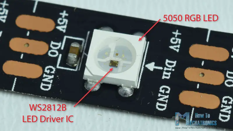 WS2812B Strip LED Light 5050 SMD RGB IC Individual Addressable 5V USB Controller 
