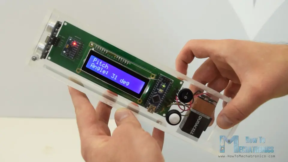 Arduino DIY Digital Spirit Level - angle aeasurement