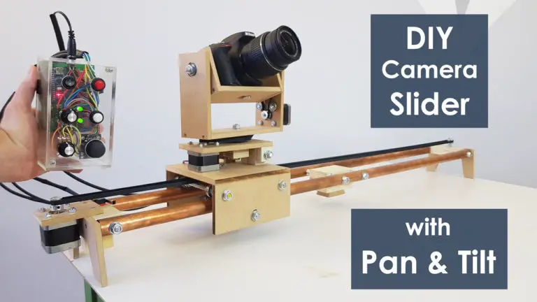 DIY Motorized Camera Slider with Pan and Tilt Head - Arduino Based Project Photo
