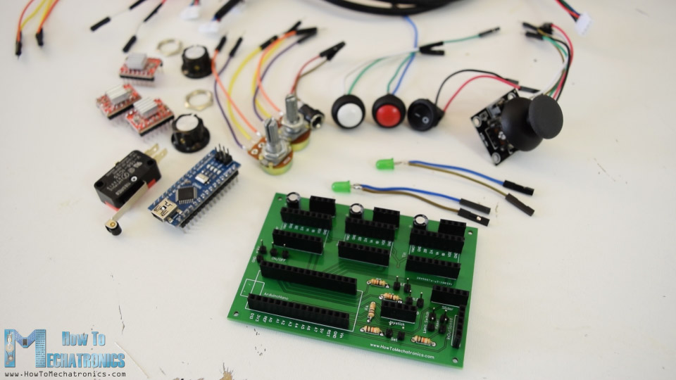 arduino diy camera slider electronics components