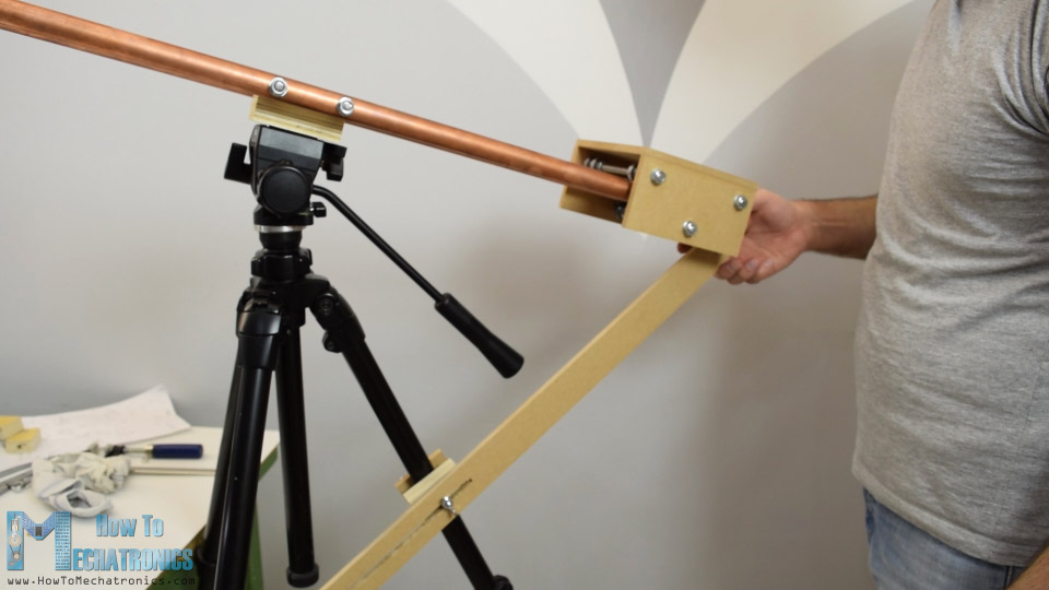 camera slider supporting arm