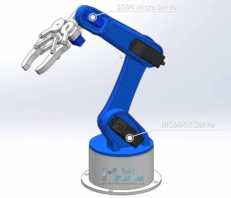 Wireless control of 2024 robotic arm project