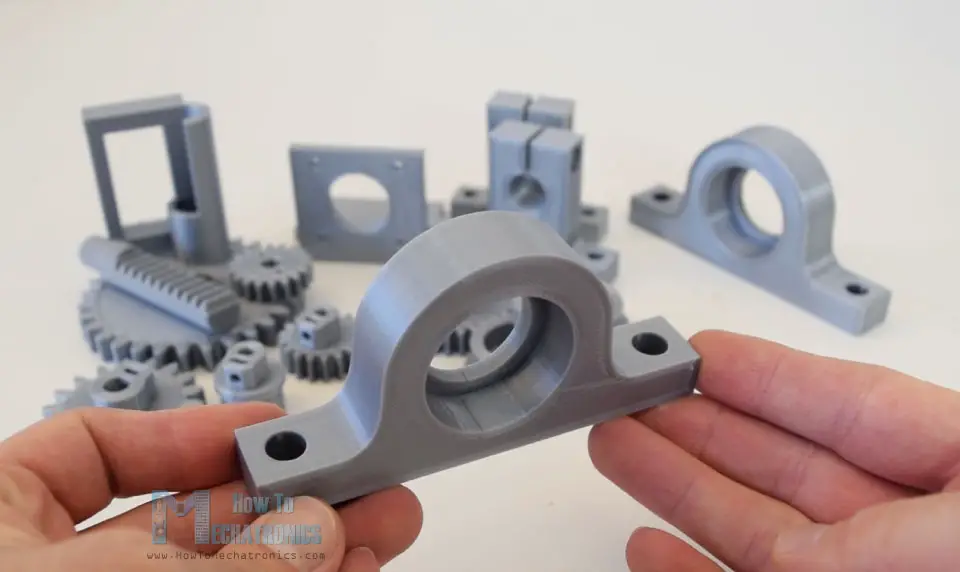 3D printed bearing pillow block