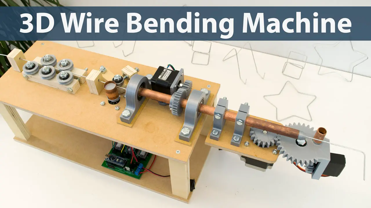 Arduino 3D Wire Bending Machine Project