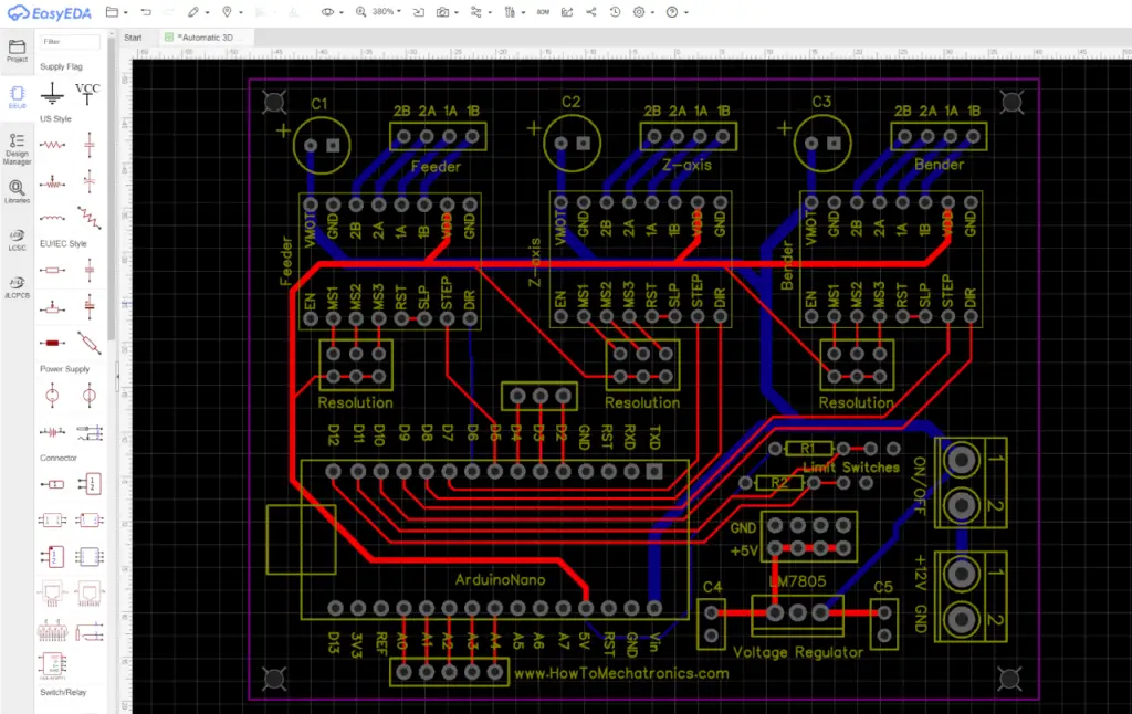 how to make cad drawing for a 3d cnc wire forming machines