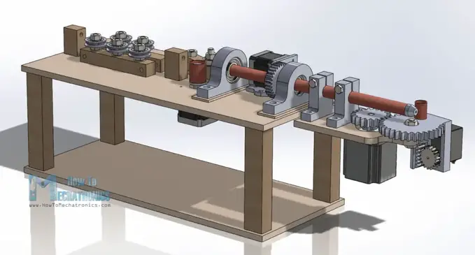 Wire Bending Machine 3D Model