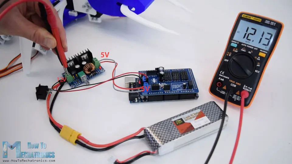 5V input to the PCB using a buck converter