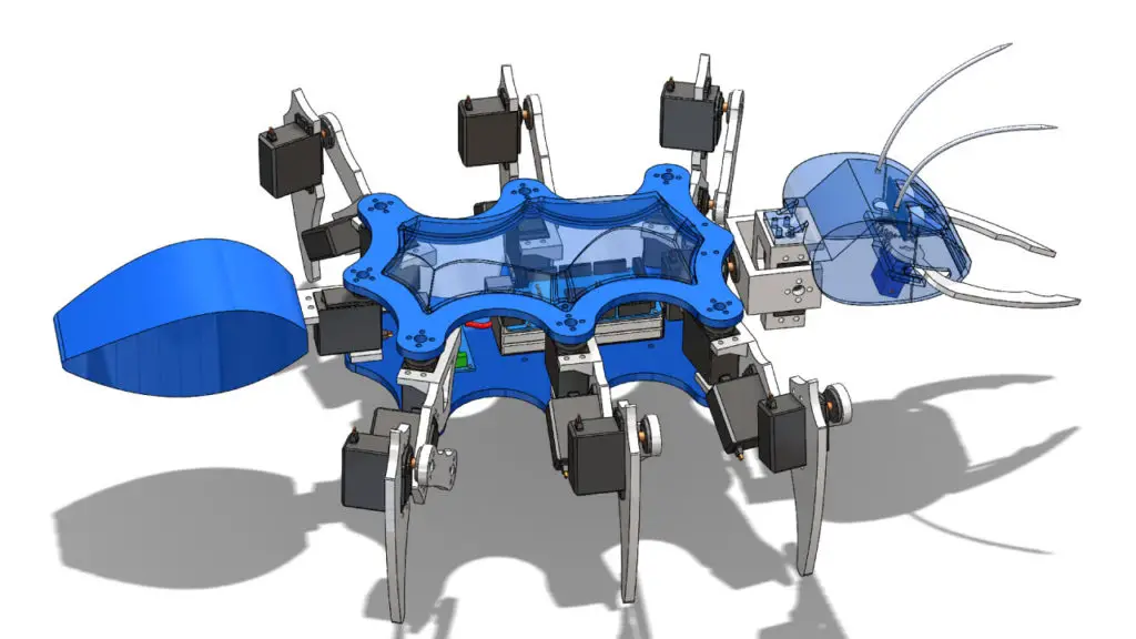 Mô hình 3D Robot Ant Arduino