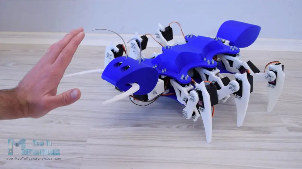 Arduino based Ant Robot - Attack mode - object detection