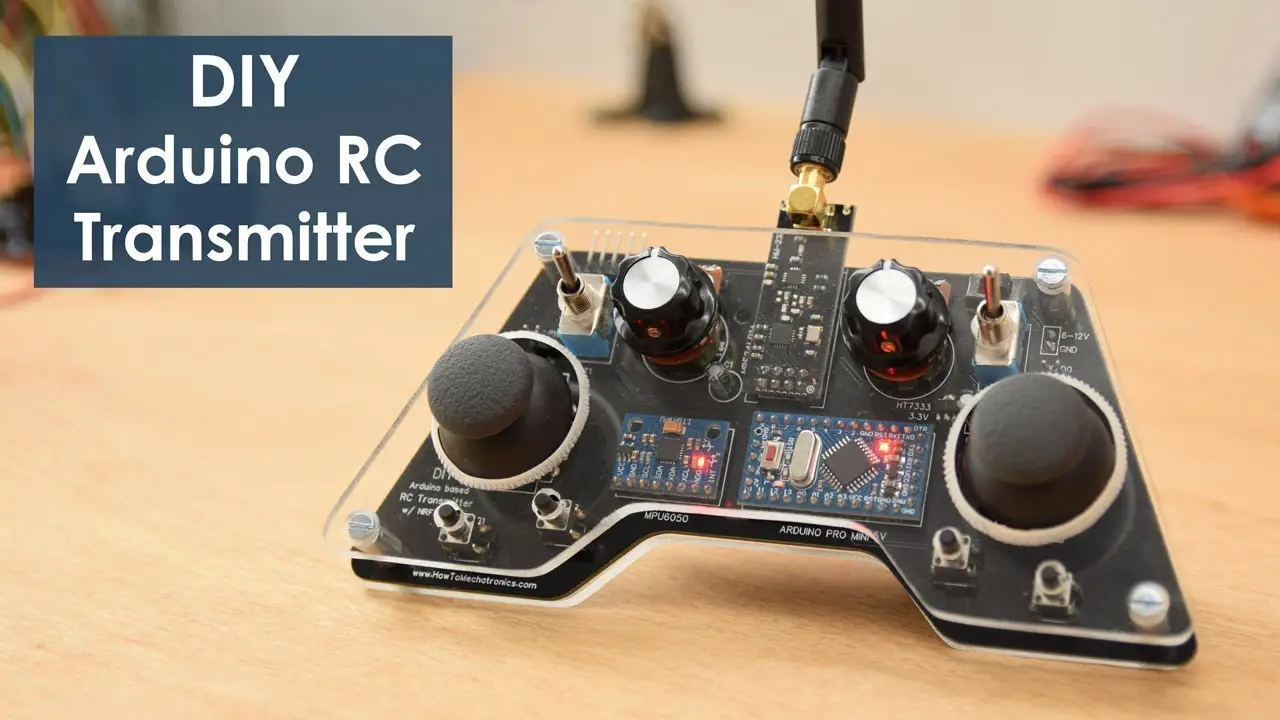 DIY Arduino RC Transmitter - How To Mechatronics
