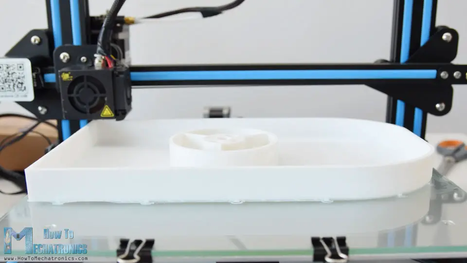 3D printing the hull of the hovercraft