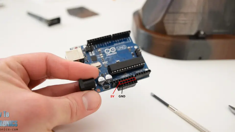 Arduino Uno - The Brain of this DIY RC Hovercraft