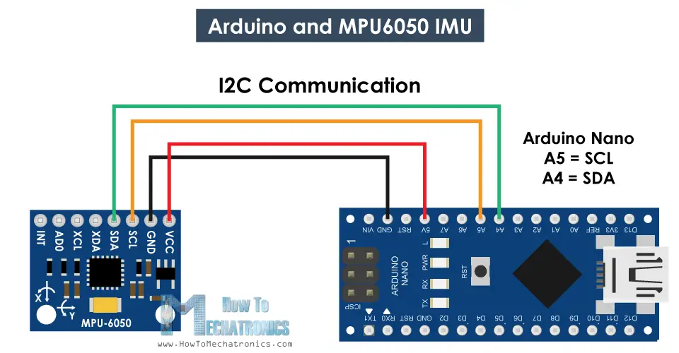 Arduino and MPU6050 Accelerometer and Gyroscope Tutorial