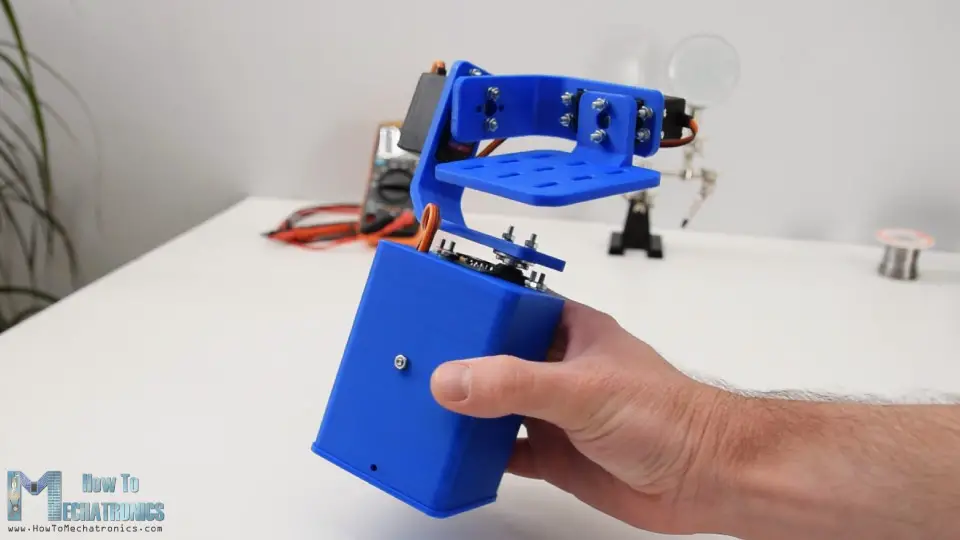 DIY Arduino Gimbal Self-Stabilizing Platform with MPU6050 sensor