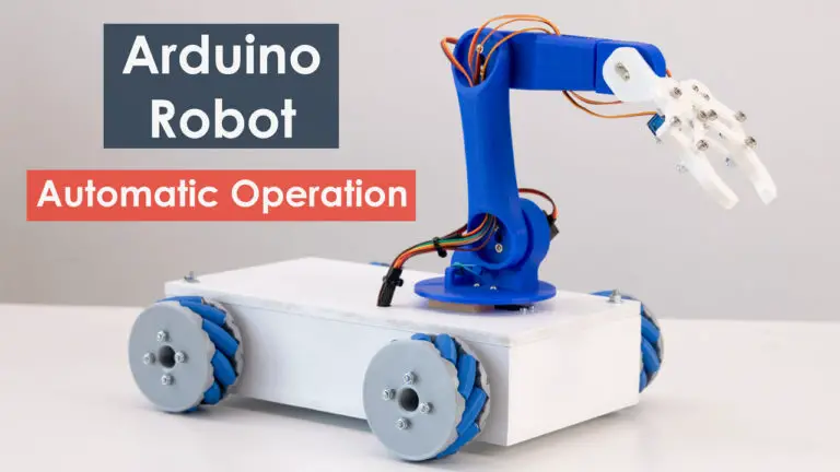 Arduino Robot Arm and Mecanum Wheels Platform Automatic Operation Project