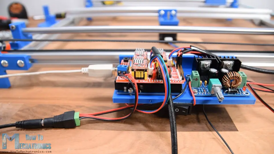 Connecting the Arduino CNC Shield