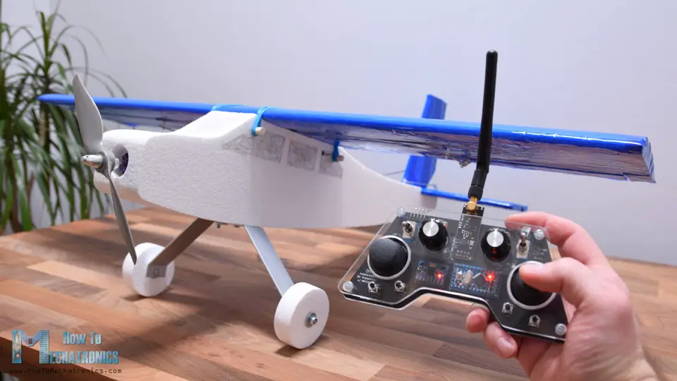 Controlling Arduino RC Airplane with DIY Arduino RC Transmitter