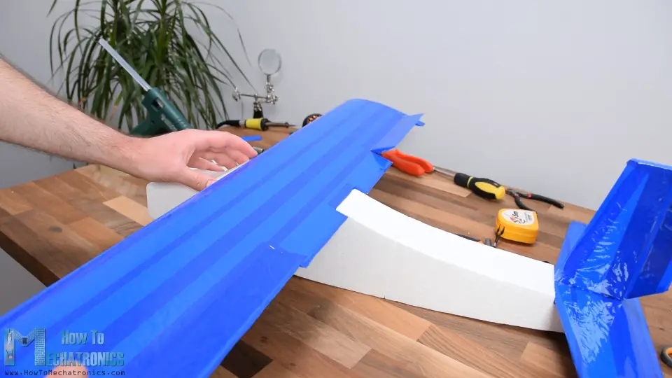 DIY Arduino RC Airplane - Wing construction