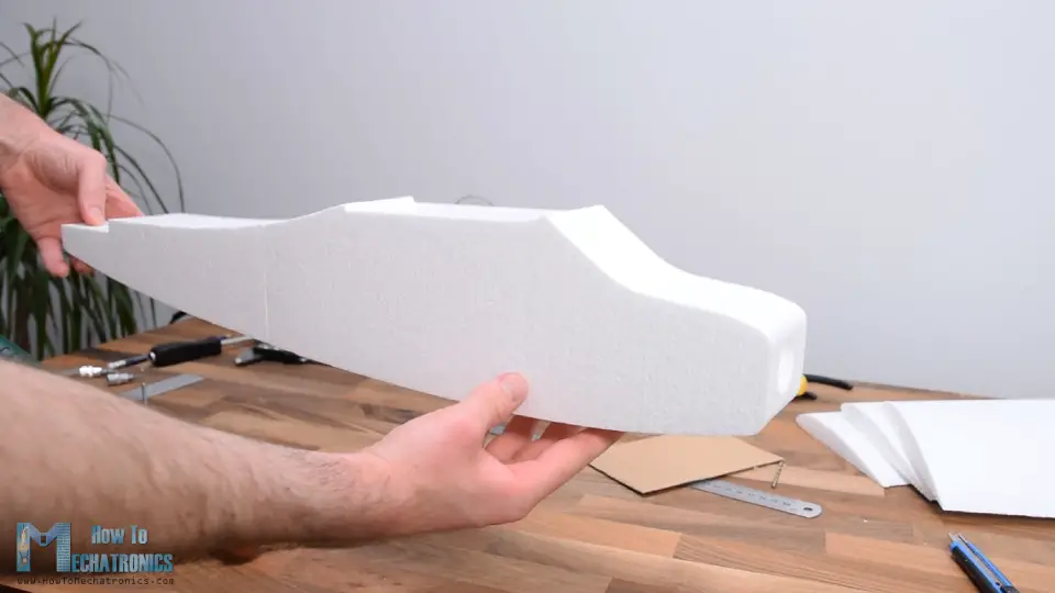 RC Airplane Fuselage made out of Styrofoam