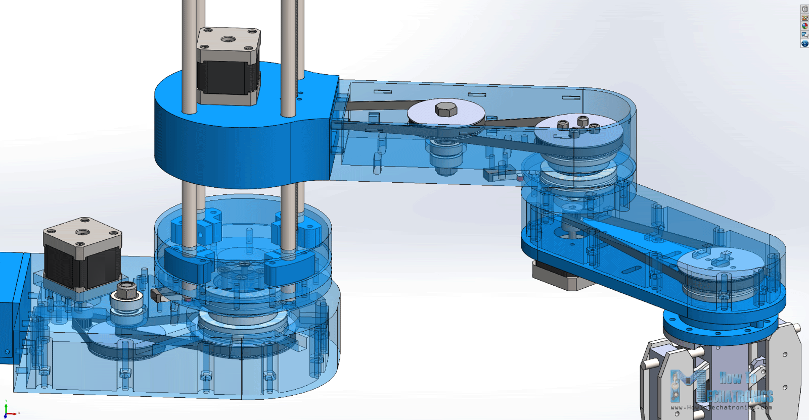 SCARA Robot internal components - 3D Model
