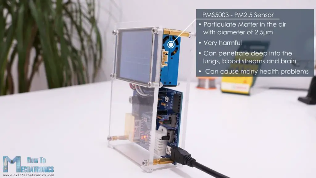 DIY Air Quality Monitor - PM2.5, CO2, VOC, Ozone, Temp & Hum Arduino Meter