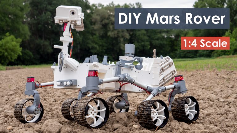 DIY Mars Perseverance Rover Replica with Arduino Control
